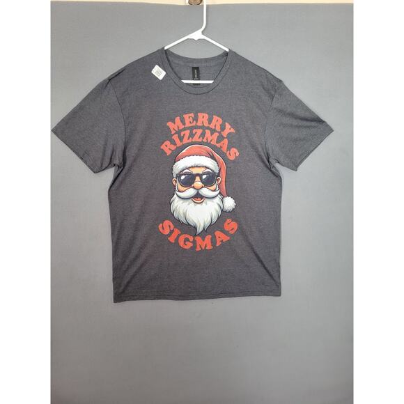 Merry Rizzmas Shirt Sigmas Gen-Alpha T-Shirt Mens Large - Picture 2 of 7